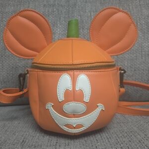Loungefly Orange Pumpkin Mouse Bag